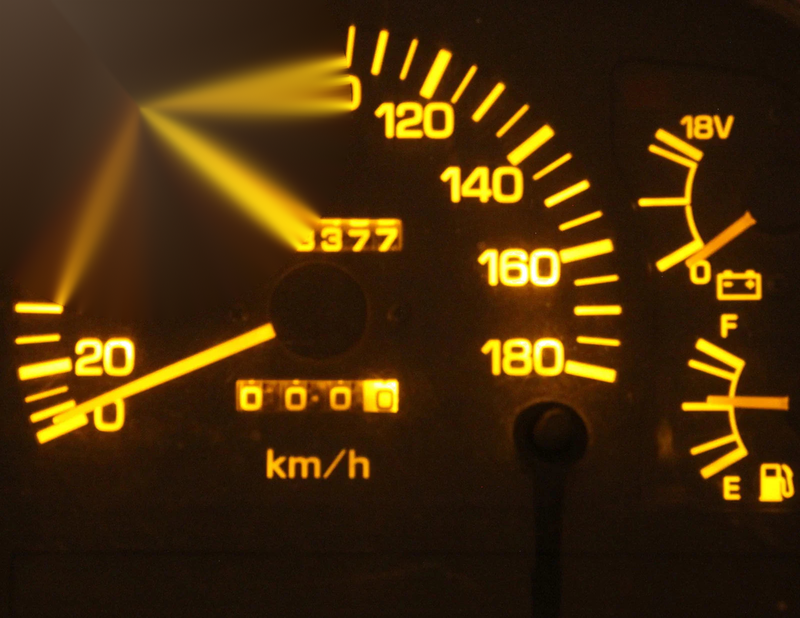 Toyota Landcruiser 80 Series Yellow LED Dash Instrument Cluster Light Kit