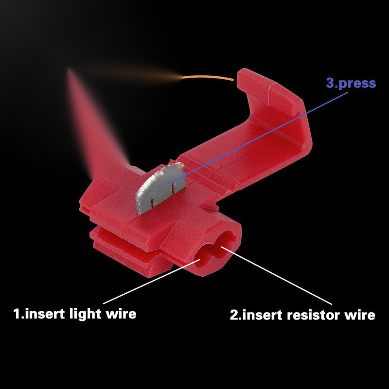 LED Bulbs - Fix Hyper Flash Turn Signal 10 x 50W Load Resistors (N/A)