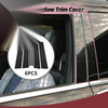 Ford Explorer (2011-2019) Black 6 Pcs Door Pillar Window Trim