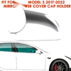Tesla Model 3 Chrome Left Wing Rearview Mirror Cover (2017-2022)