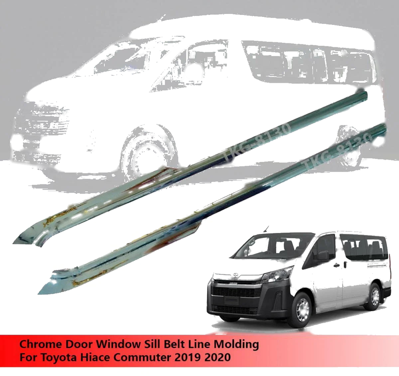 Toyota Hiace Commuter Chrome Door Window Sill (2019-2020)