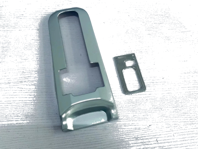 Toyota Prius 2 x Steel Matte Gear Shift Box Panel Lid Cover Trim (2023-2024)