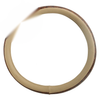 Car 15" Beige Wood Grain Look Steering Wheel Cover