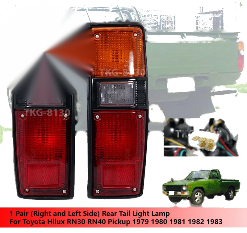 Toyota RN30 RN40 2 x Tail Light (1978-1983)