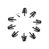 Grill Clips Fastener 10 Pc Fits Isuzu KB TF D-Max Holden Rodeo Ute 1981-06 ADE