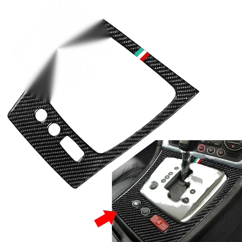 Alfa Romeo 159 Carbon Black Gear Shift Panel Frame Cover Trim (2006-2011)