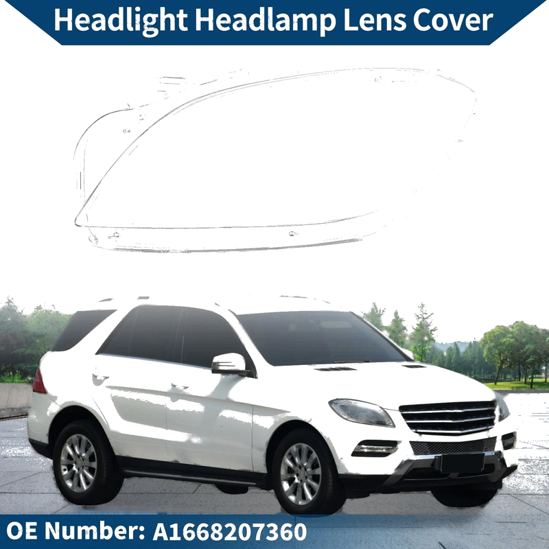 Mercedes-Benz ML350 Front Left Headlight Lens Cover (2012-2015)