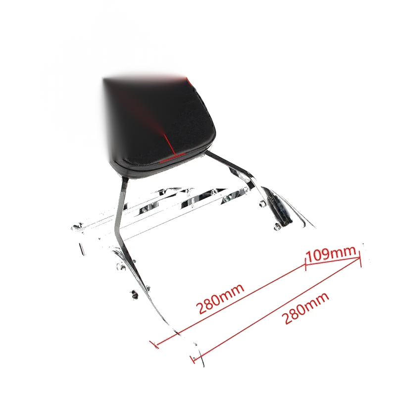 Honda Shadow SABRE / Ace VT1100 Passenger Backrest Sissy Bar (1997-2003)