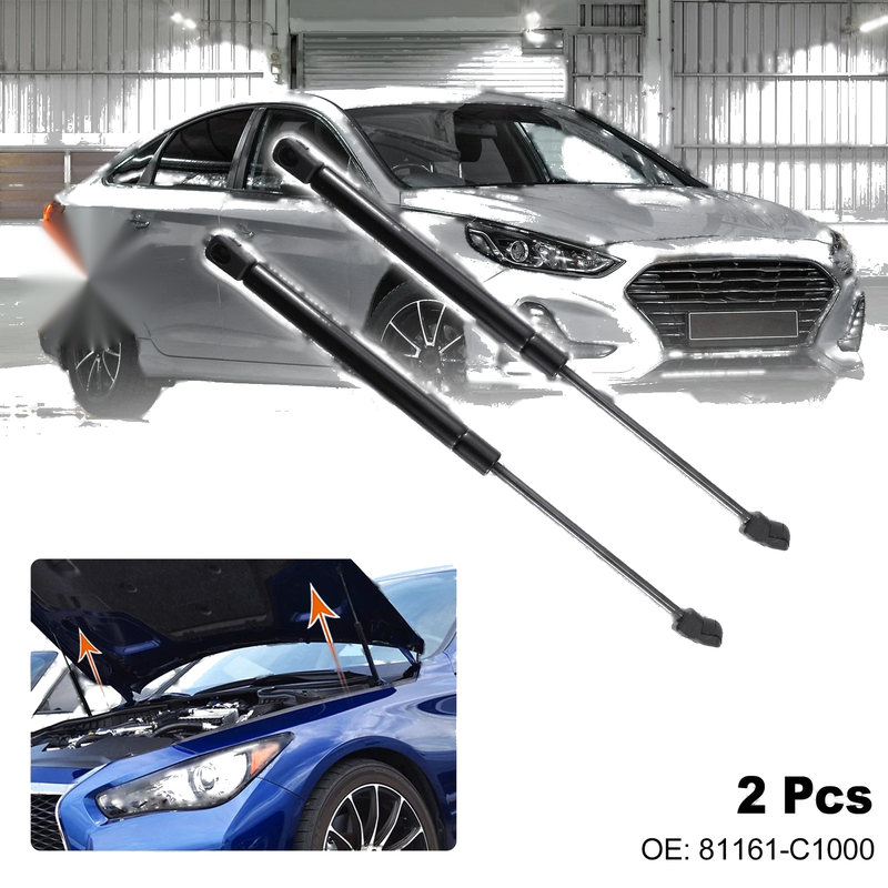 Hyundai Sonata 2 x Front Hood Lift Supports (2015-2017)