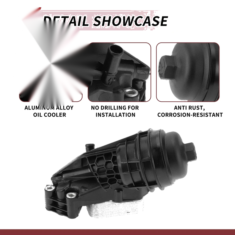 Mercedes-Benz GLA250 Engine Oil Cooler Filter Housing (2014-2019)