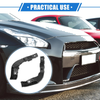 Hyundai Elantra Front Bumper Brackets 2 x Support Covers (2008-2010)