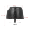 Jeep Wrangler 2 x Black Rubber Bumper Cushions (2002-2006)