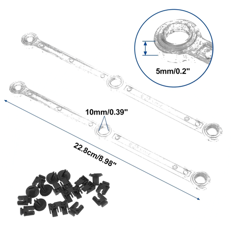 Benz OM642 Diesel V6 Intake Manifold Swirl Runner Connecting Rods Kit