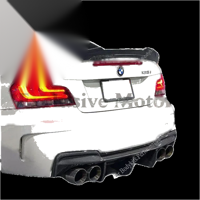 BMW E82 1 Series Spoiler Duck Tail Rear Wing (2007-2014)