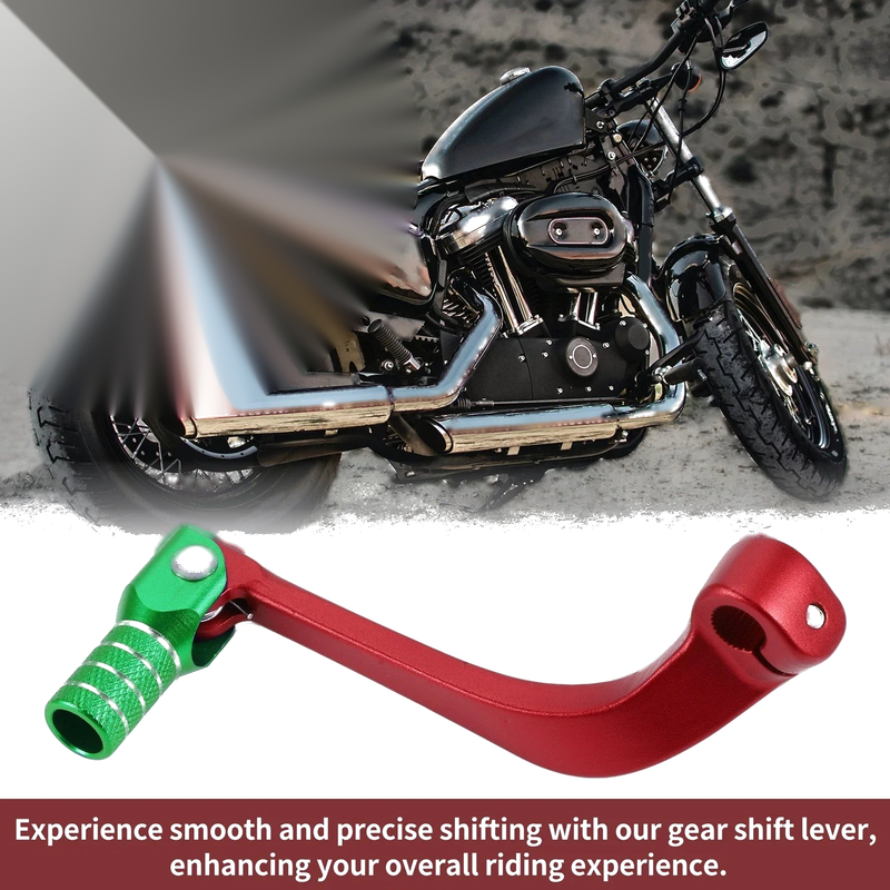 Honda CRF110F (2013-2018) Red Green Folding Motorcycle Gear Shifter Lever