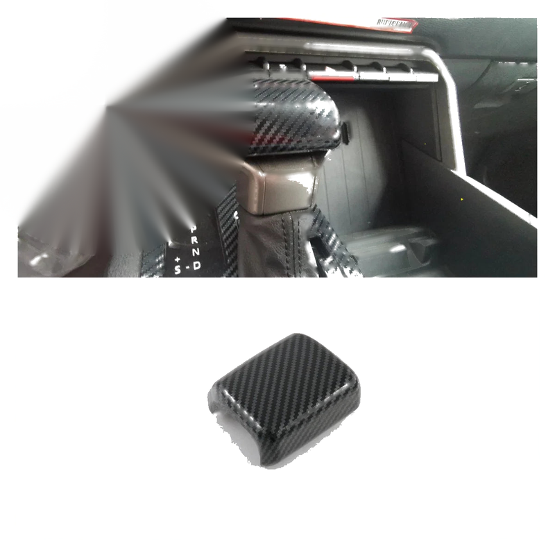 Toyota Tundra Carbon Fiber Gear Shift Knob Lid Frame Cover (2022-2023)