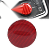 Jeep Grand Cherokee Carbon Fiber Red Central Console Knob Cover (2011-2023)