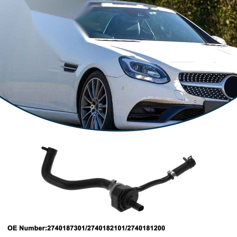Mercedes-Benz CLS 2012-2017 Rubber Hose 2 x 2740187301 Radiator Hose