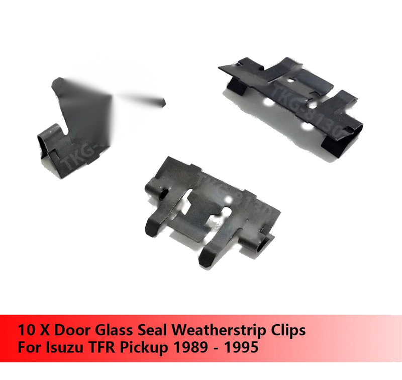 Isuzu TFR 10 x Door Glass Seal Clips (1989-1995)