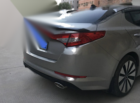 Kia K5 Optima Sedan Glossy Black R Style Rear Trunk Spoiler (2011-2013)