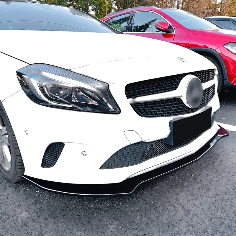 Benz A Class W176 Bumper Spoiler Lip Splitter (2016-2018)