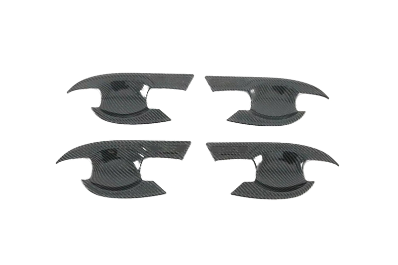 Nissan Navara NP300 D23 Carbon Door Handle Bowl Cover Trim (2015-2021)