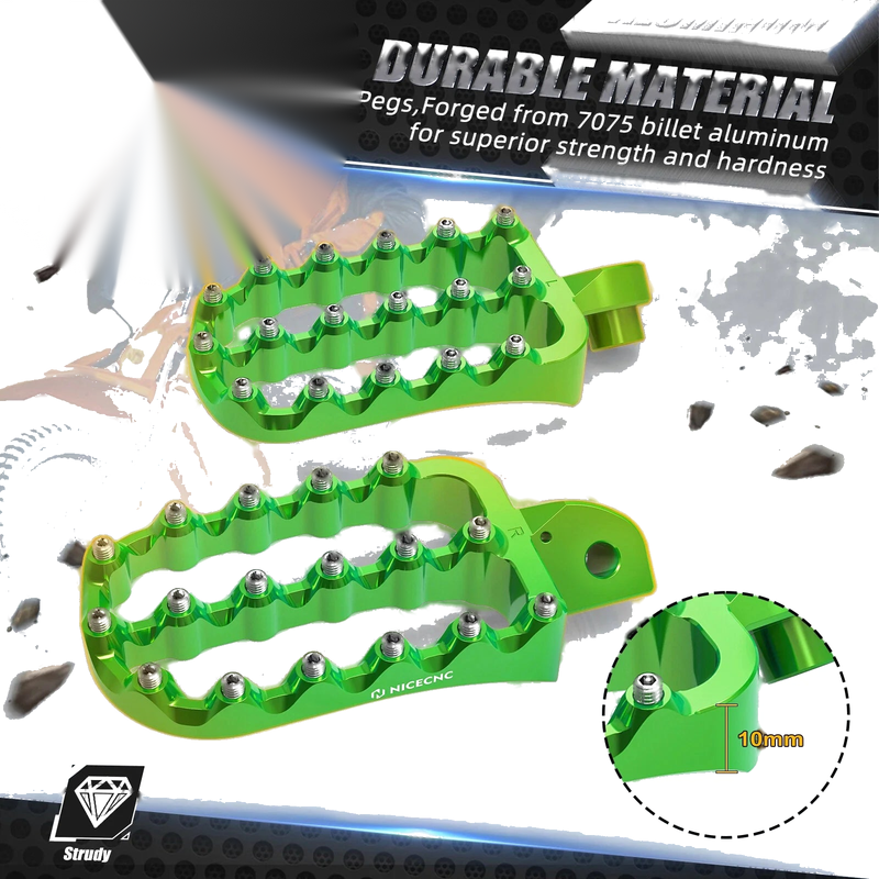 Kawasaki KLR650 Larger Footpegs (1987-2023)