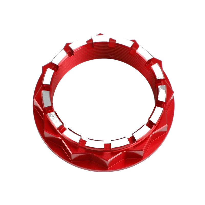 MV Agusta F3 F4 675 800 1000 Rush F2 M48 Rear Wheel Lug Nut (2) Red (2012-2023)