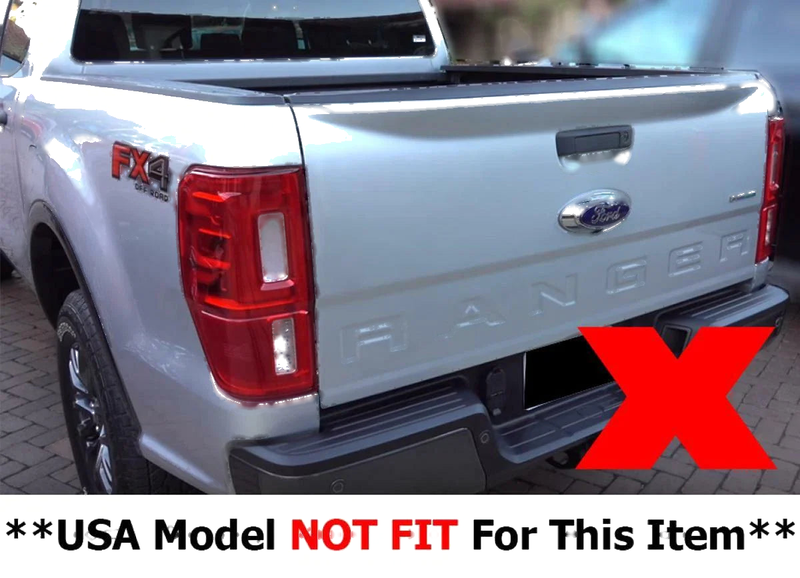 Ford Ranger MK2 Px Black Taillight Cover (2012-2019)