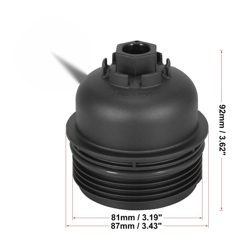Hyundai Santa FE DM, Kia Sportage R Oil Filter Cap Assembly (2013-2018)