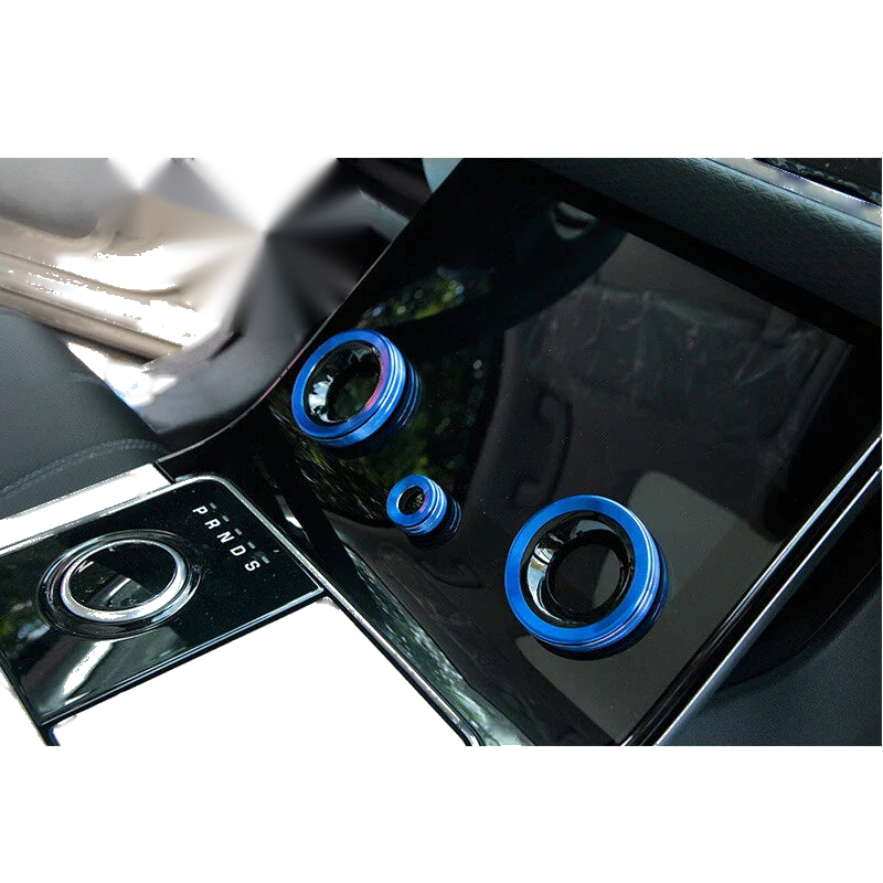 Range Rover Sport 2015-2018 Red Volume Air Condition Buttons Knob Cover Ring