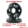 Toyota Corolla 12x1.5 4x100 Hub Centric Wheel Spacers (1992-2002)