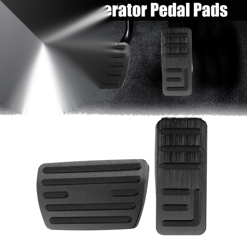 Honda HR-V Vezel RV3 2 x Non-Slip Metal Foot Pedal Covers (2014-2021)