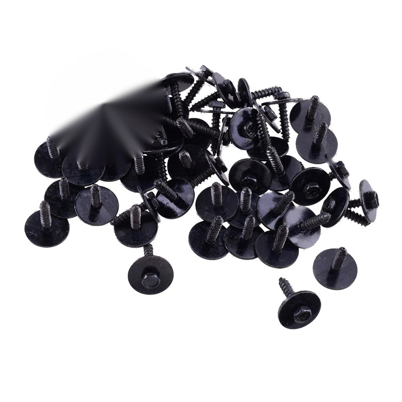 Various Makes & Models 50 x Body Screw Fender Bumper Fixing Clips 7mm