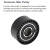 Mercedes-Benz C-Class (2017-2023) Black Drive Belt Idler Pulley