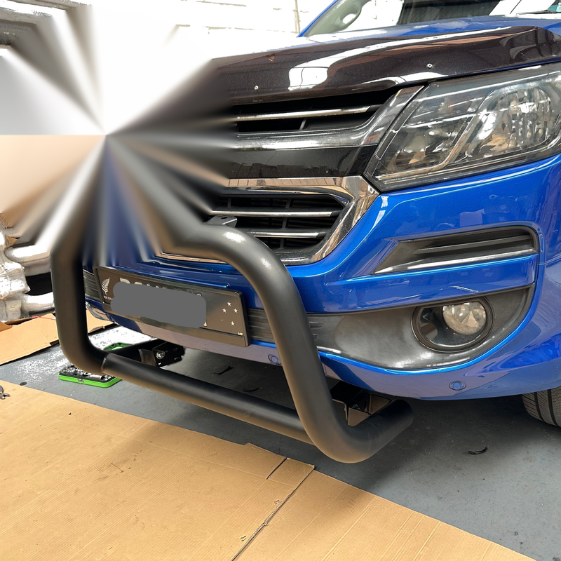 Holden Colorado Matte Black Nudge Bar (2012-2021)