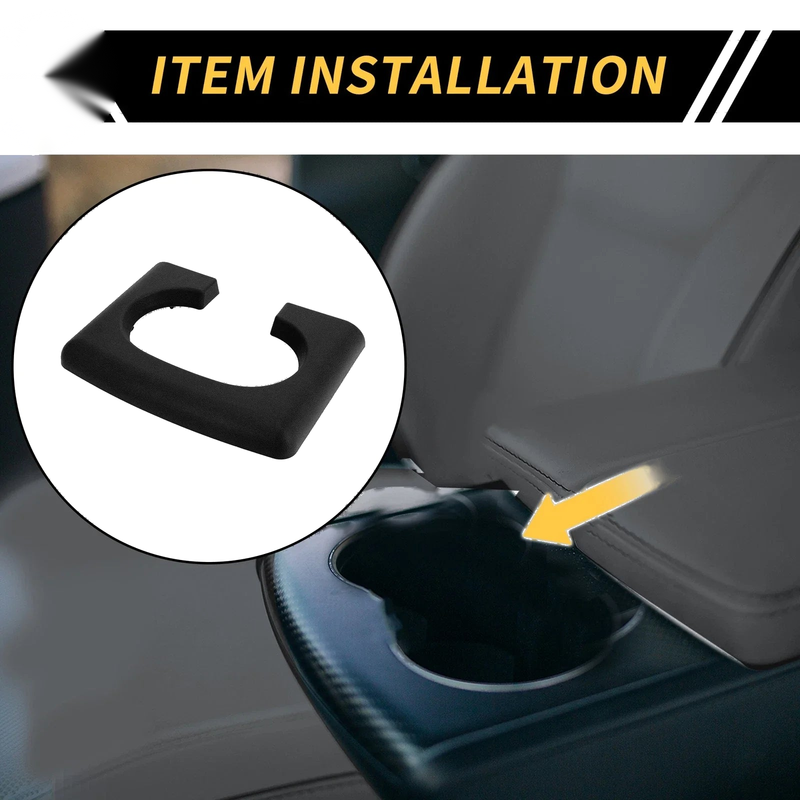 Ford F-150 (2004-2014) Black Replacement Center Console Cup Holder Pad
