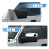 Ford F-150 FX4 XLT Chrome Plated Power Top Half Mirror Covers (2004-2008)