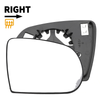 Jeep Grand Cherokee Right Side White Mirror Glass w/ Back Convex Heated