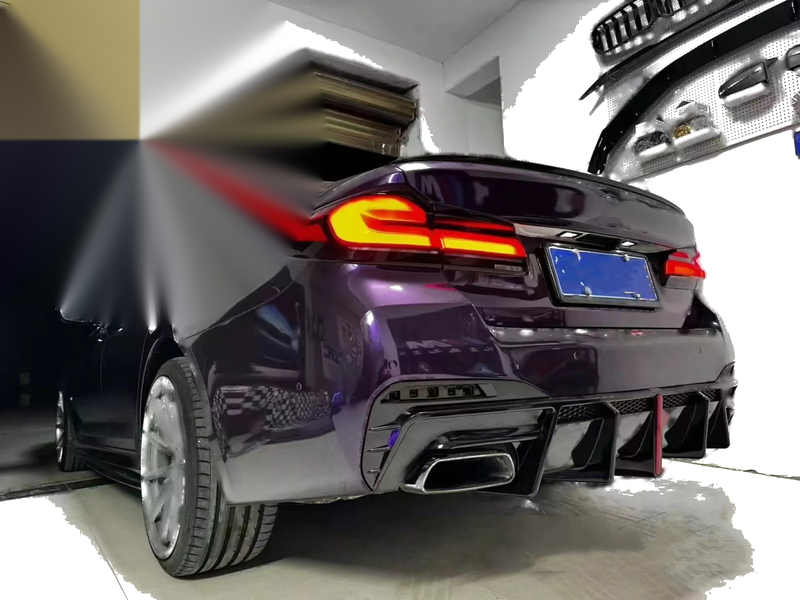 BMW G30 G31 G38 M550i Rear Bumper Diffuser Lip (2017-2023)
