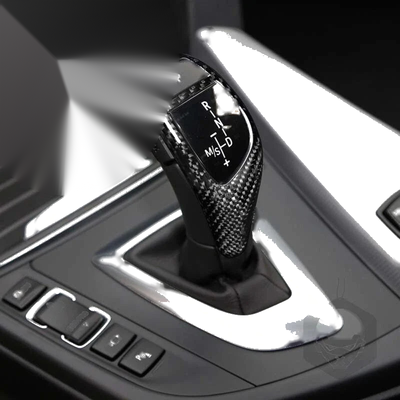 BMW 1 2 3 4 5 7 Series X1 X3 X4 X5 Carbon Fiber Auto Gear Shift Knob Panel