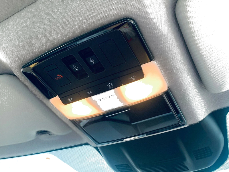 Nissan Rogue Front Reading Light Cover Trim Black Frame (2021-2023)