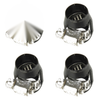 4 x AN4 Hex Car Hose Finisher Clamp Adapter Fittings