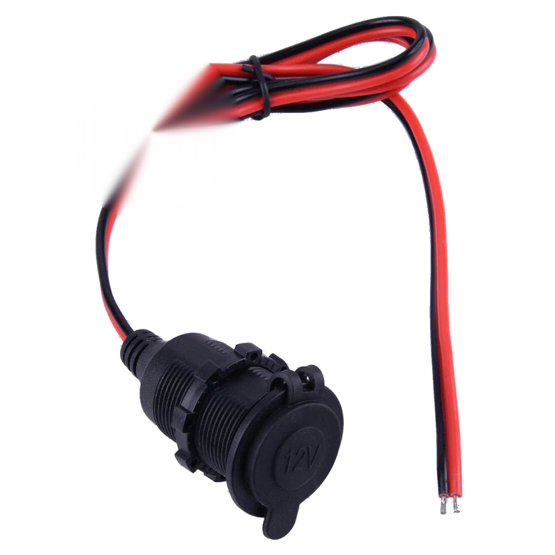 Auto Car 12V Cigarette Lighter Adapter Socket Connector Cable