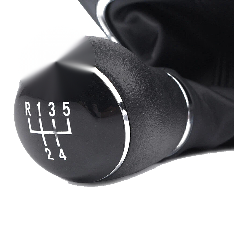 VW Golf MK5 MK6 5 Speed Gear Shift Knob & Boot Gaiter Cover (2003-2014)