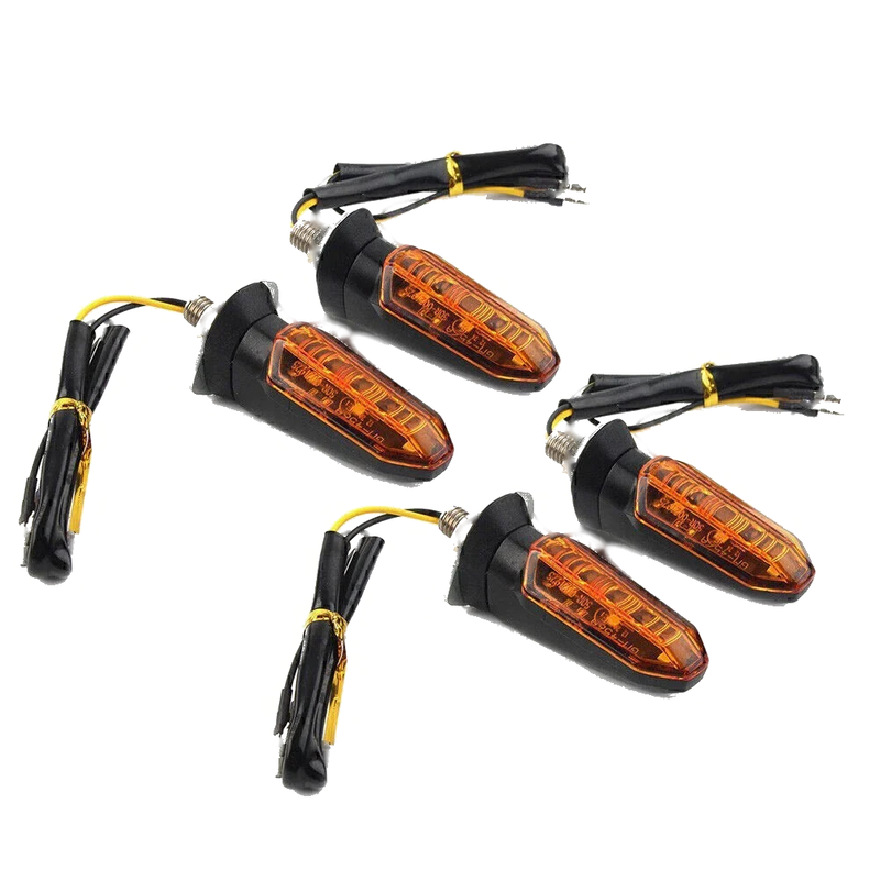 Universal Motorcycle - Amber Light LED Turn Signal Indicator Bulbs