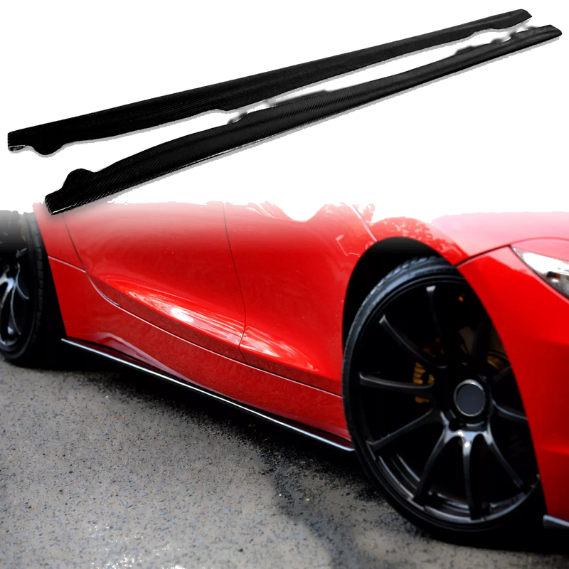 BMW E89 Z4 3 x Black FRP Side Skirt Extensions (2009-2016)
