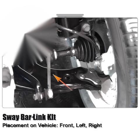 Mazda Tribute 2 x Front Left Right Sway Bar Links (2001-2007)