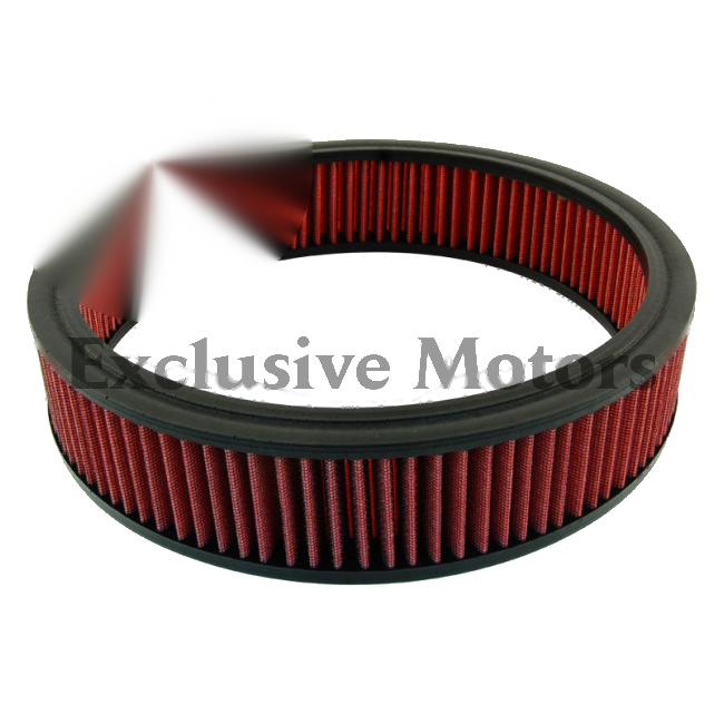 14" x 3" Red Air Cleaner