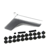 Mercedes W204 X204 Silver Right Passenger Inside Door Handle Repair Kit